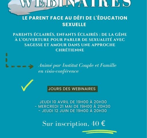 Webinaires – Le parent face au défi de l’éducation sexuelle