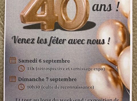 Le Cépage a 40 ans!