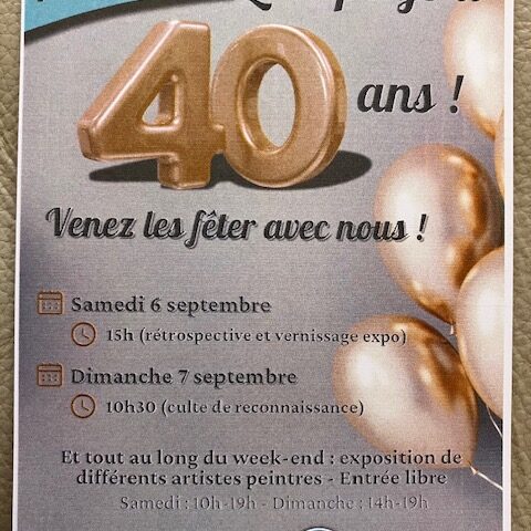 Le Cépage a 40 ans!