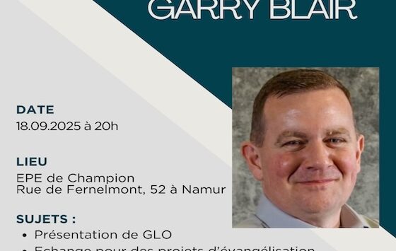 GLO-soirée d’informations avec Garry Blair