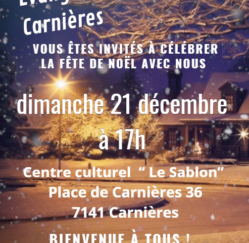 Fête de Noël (Eglise Protestante de Carnieres)