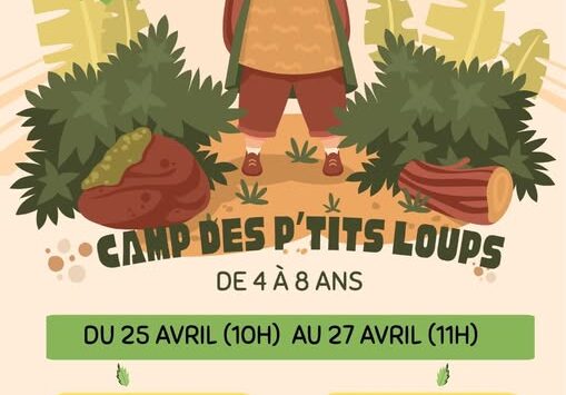 Camp des P’tits Loups – Une aventure inoubliable pour les 4-8 ans !