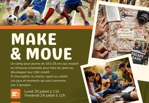 Make & Move – Le camp 18-25 ans à ne pas manquer cet été !
